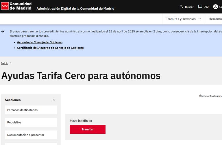 cuota cero autónomos en España